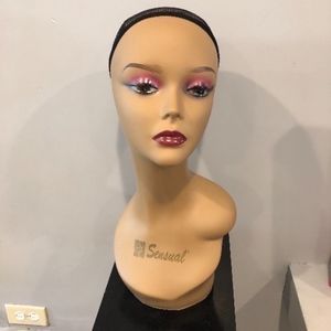 18" Female Head for Wigs, Hats, Sunglasses Jewelry